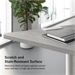 Synergy 72-inch Trapezoid Modular Conference Table in Gray - Engineered Wood