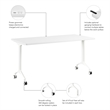 Synergy 60-inch Rectangle Modular Conference Table in White - Engineered Wood