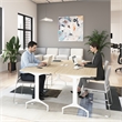 Synergy 72-inch Rectangle Modular Conference Table in Elm - Engineered Wood