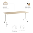 Synergy 72-inch Rectangle Modular Conference Table in Elm - Engineered Wood