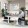 Synergy 72-inch Rectangle Modular Conference Table in Gray - Engineered Wood