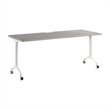 Synergy 72-inch Rectangle Modular Conference Table in Gray - Engineered Wood