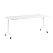 Synergy 72-inch Rectangle Modular Conference Table in White - Engineered Wood