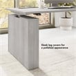 Stratus 60W X 30D Adjustable Standing Desk in Platinum Gray - Engineered Wood