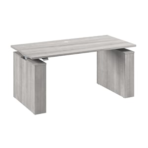 Stratus 60W X 30D Adjustable Standing Desk in Platinum Gray - Engineered Wood