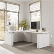 Stratus 60W x 78D L Shaped Standing Desk White - Engineered Wood