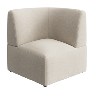 Assemble Modular Corner Lounge Chair in Oat Fabric