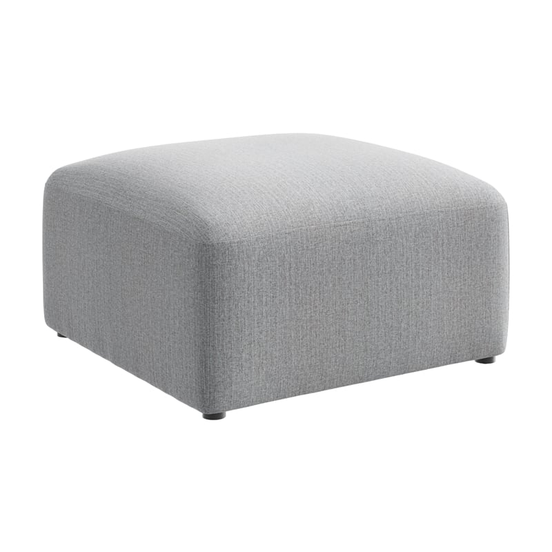Assemble Modular Lounge Ottoman in Fog Fabric