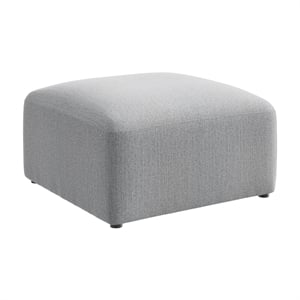 Assemble Modular Lounge Ottoman in Fog Fabric