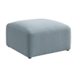 Assemble Modular Lounge Ottoman in Mist Fabric