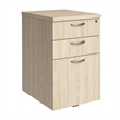 Easy Office 3 Drawer Rolling File Cabinet in Natural Elm - Engineered Wood