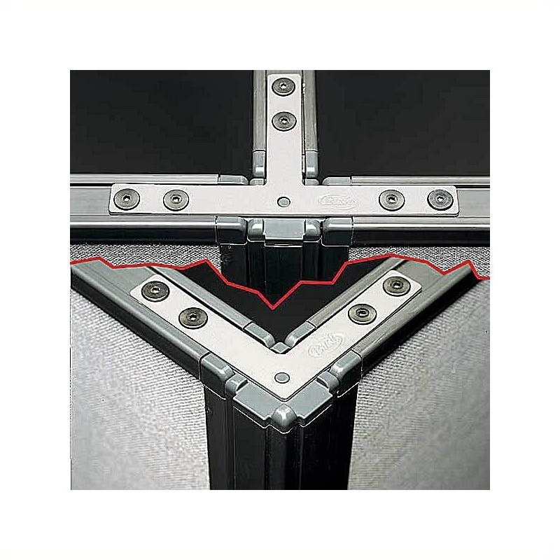 ProPanels - 2 way or 3 way Connector (for 66H Panels) in Slate - Metal