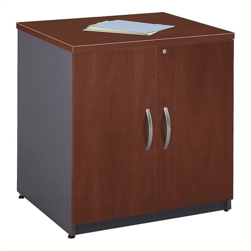 Bush Business Furniture 400 Series 30W Piler Filer Cabinet in Natural Maple 