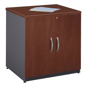 series c 30w storage cabinet in hansen cherry - engineered wood
