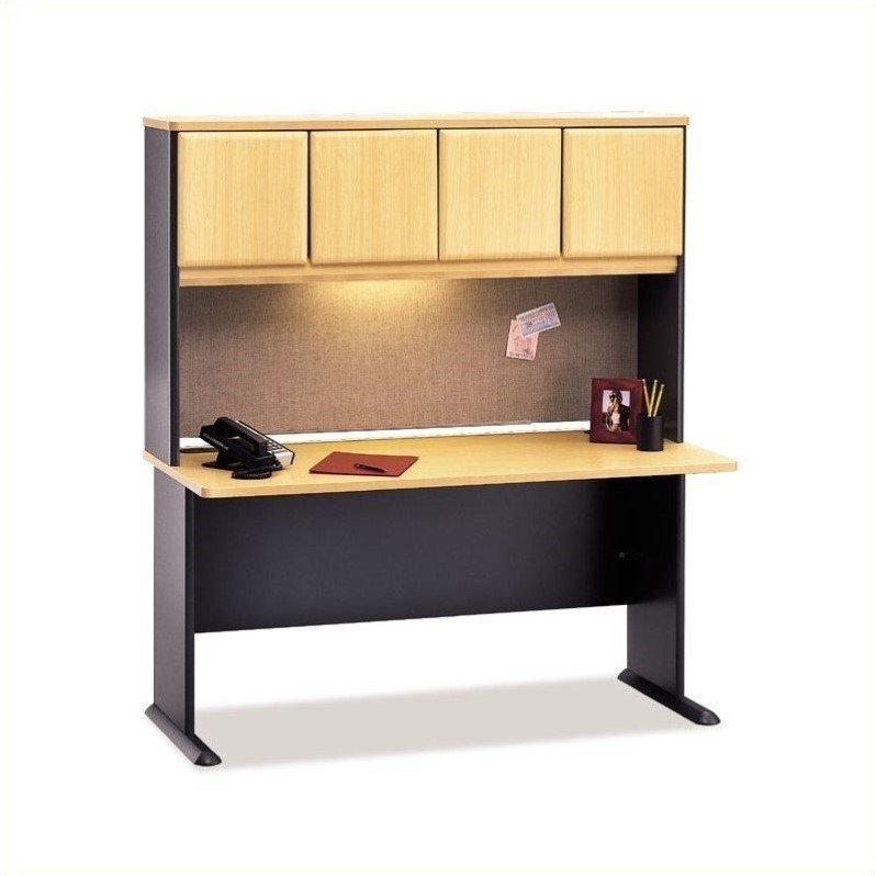 Graham Hill Computer Desk With Hutch In Autumn Maple Sauder Graham Hill Computer Desk With Hutch Autumn Maple