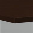 Bush Business Furniture Boat Shaped Conference Table with Wood Base in Cherry