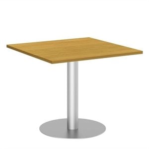 bbf conference tables 36w square conference table with metal disc base