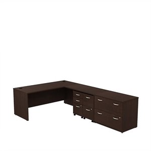 Bush Business Furniture Series C 72W X 30D L-Desk With 3 Drawer Mobile Pedestal SRC0011