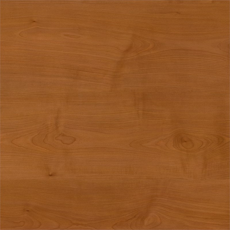 Series C 72W L Shaped Desk with Storage in Natural Cherry - Engineered Wood