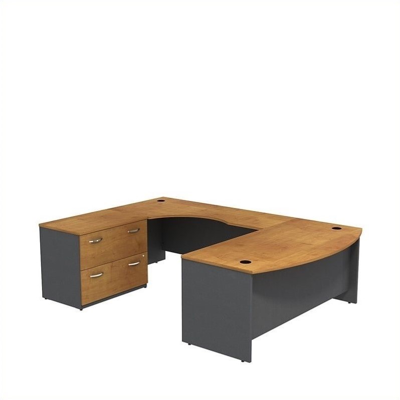 Bush Business Series C 72 2 Drawer Left U Shaped Desk Src019nclsu Bush Business Series C 72