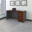 Series C 60W x 24D Office Desk with Drawers in Hansen Cherry - Engineered Wood