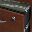 Series C 72W Bow Front U Desk with Drawers in Mahogany - Engineered Wood