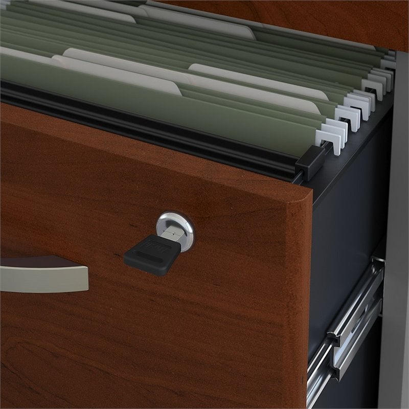 Series C 2 Drawer Lateral File Cabinet in Hansen Cherry - Engineered Wood