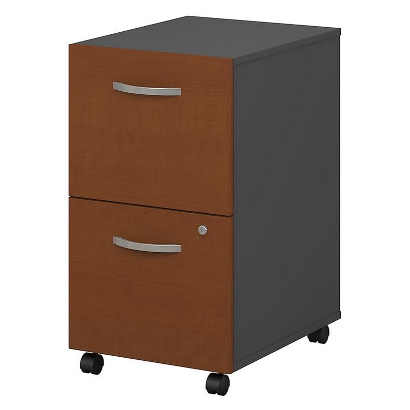 Series C 2 Drawer Mobile File Cabinet in Auburn Maple - Engineered Wood ...