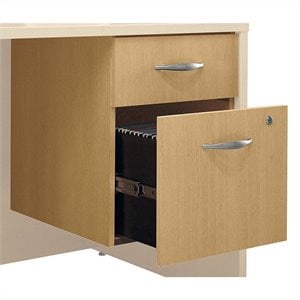 bush business furniture series c 2 drawer 3/4 assembled pedestal