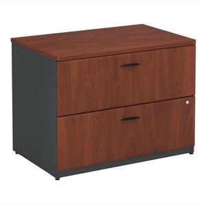 Bush Business Furniture Series A 36W 2-Drawer Assembled Lateral File