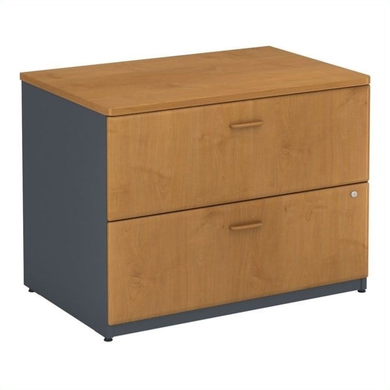 Series A 36W 2 Drawer Lateral File Cabinet In Natural Cherry   471393 L 