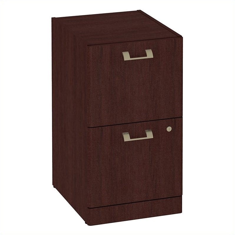 Bush BBF Quantum 2Dwr Pedestal in Harvest Cherry   QT242FCS