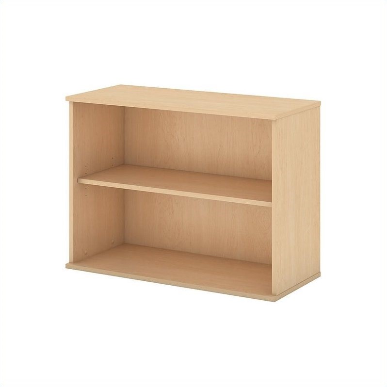 30h 2 Shelf Bookcase In Natural Maple, 2 Shelf Bookcase