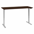 Move 80 Series 72W x 30D Adjustable Desk in Mocha Cherry - Engineered Wood
