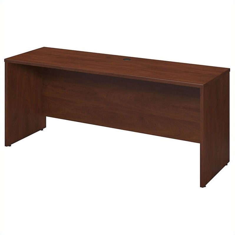 Bush Business Furniture Series C Elite 72Wx24D DeskCredenzaReturn