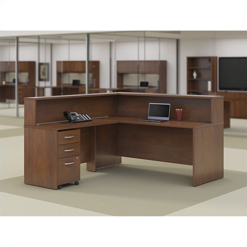 Series C Elite 72W x 30D Office Desk in Hansen Cherry - Engineered Wood ...