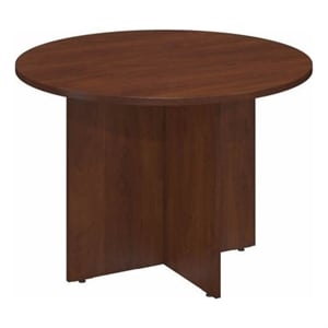 BBF Conference Tables 42W Round Conference Table With Wood Base