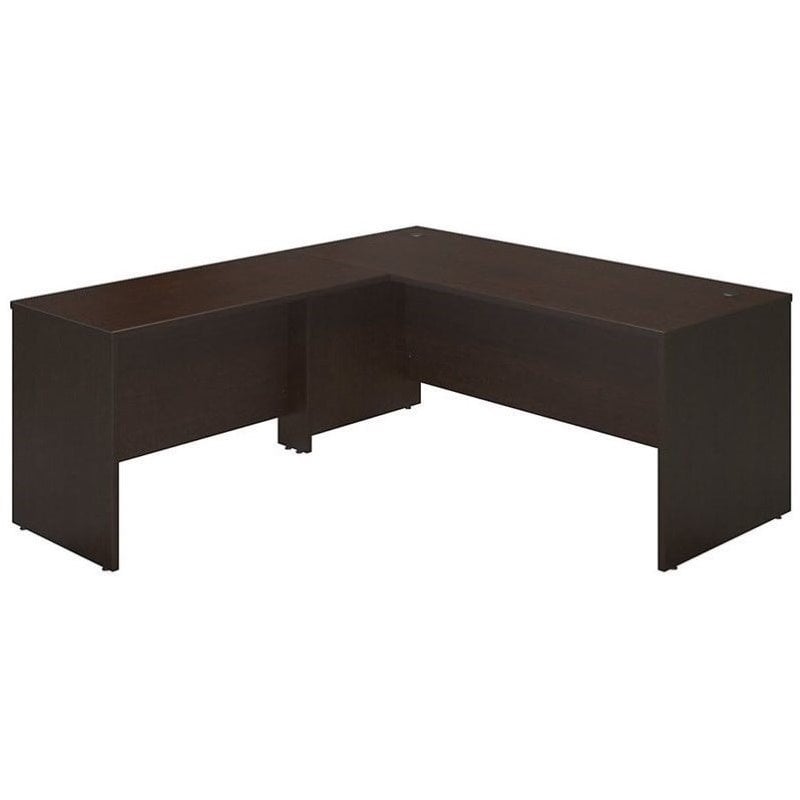 Bush Business Furniture Series C Elite Desk Shell With Return In Mocha ...