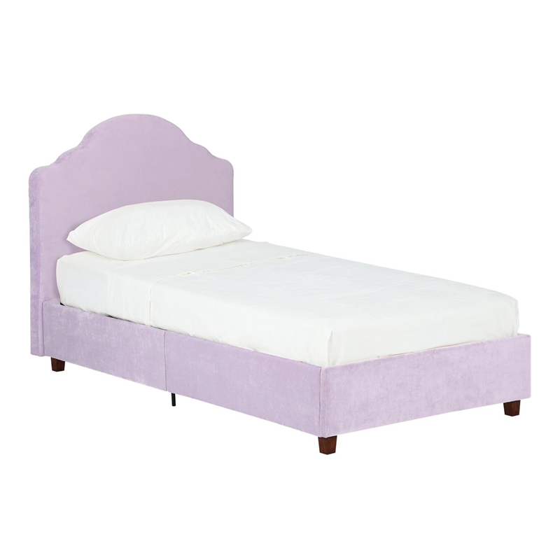 Dhp Savannah Upholstered Twin Platform, Diva Upholstered Twin Bed Purple