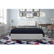 DHP Dakota Upholstered Faux Leather Full Bed in White
