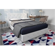 DHP Dakota Upholstered Faux Leather Full Bed in White