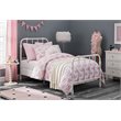 DHP Jenny Lind Metal Twin Bed in White