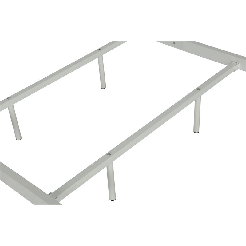 DHP Jenny Lind Metal Twin Bed in White