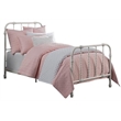 DHP Jenny Lind Metal Twin Bed in White