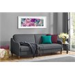 DHP Jasper Coil Linen Sleeper Sofa in Gray