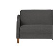 DHP Jasper Coil Linen Sleeper Sofa in Gray