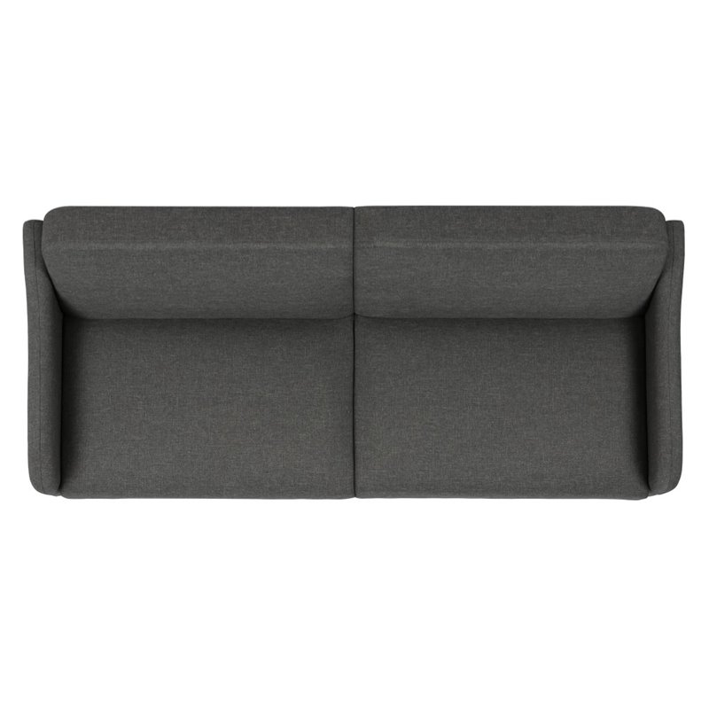 DHP Jasper Coil Linen Sleeper Sofa in Gray