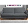 DHP Jasper Coil Linen Sleeper Sofa in Gray