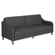 DHP Jasper Coil Linen Sleeper Sofa in Gray