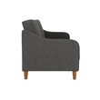 DHP Jasper Coil Linen Sleeper Sofa in Gray